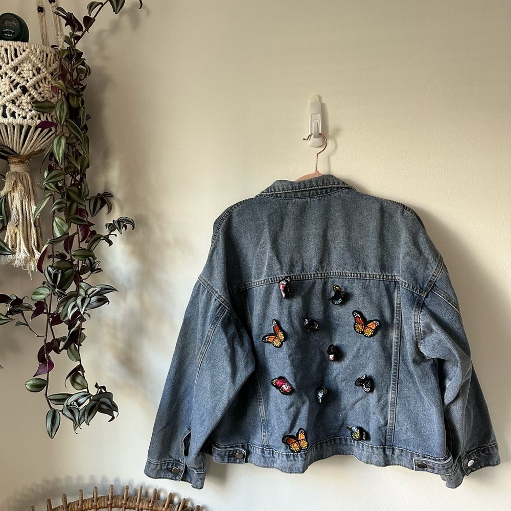Custom made denim jacket